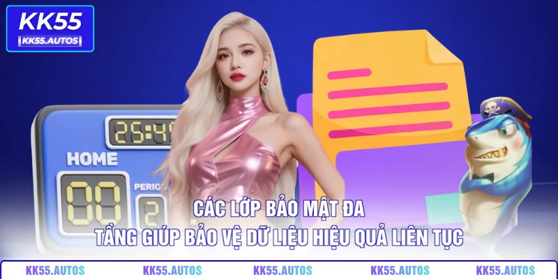 Các lớp bảo mật đa tầng giúp bảo vệ dữ liệu hiệu quả liên tục