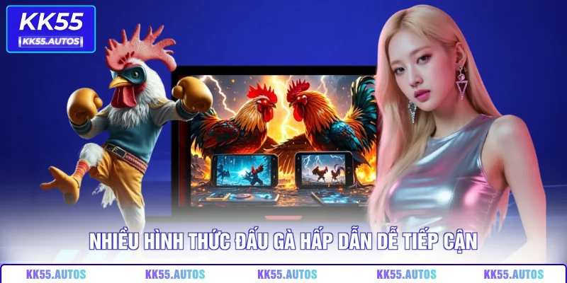 Nhiều hình thức đấu gà hấp dẫn dễ tiếp cận